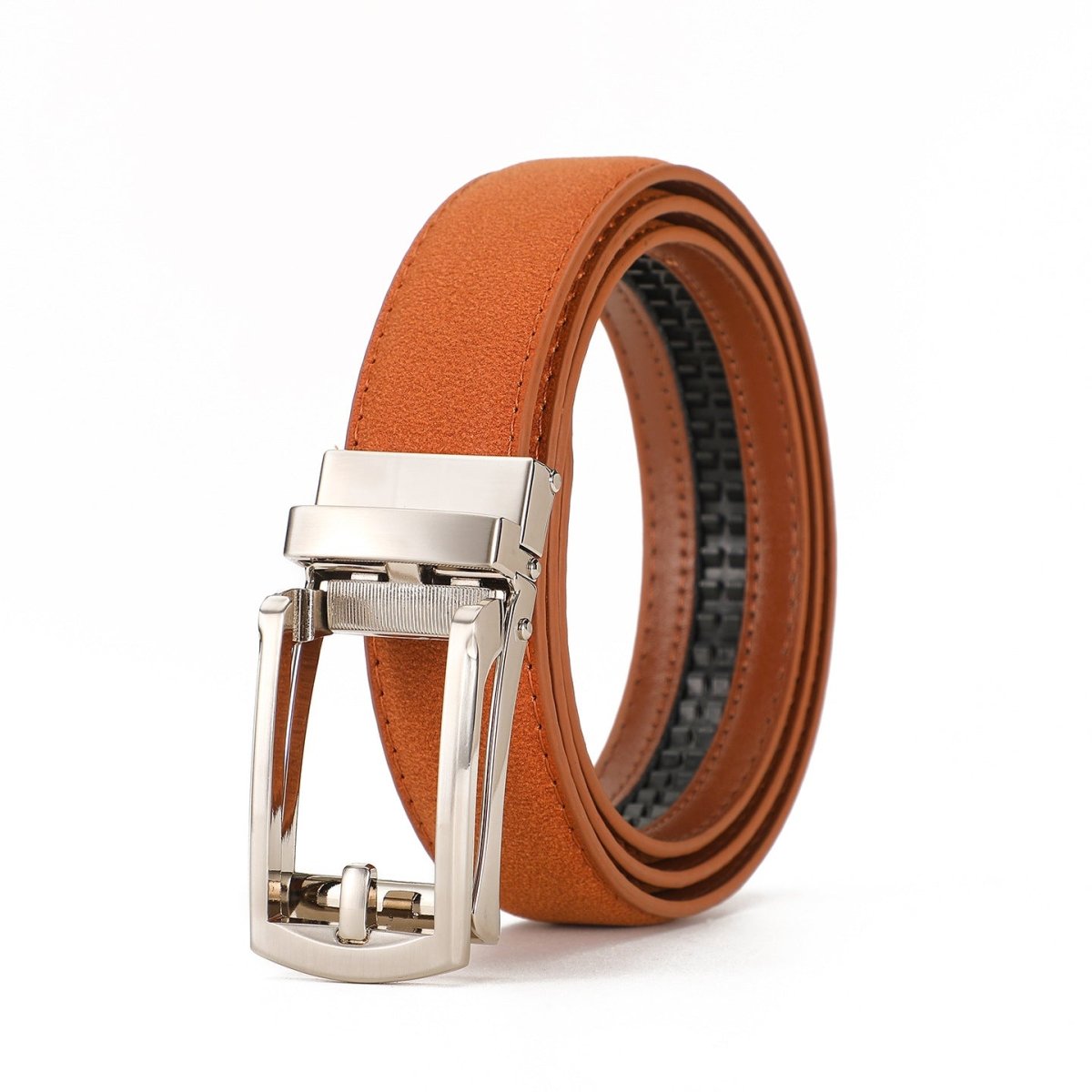 Ceinture Homme Suédée à Boucle Automatique , modèle Martin