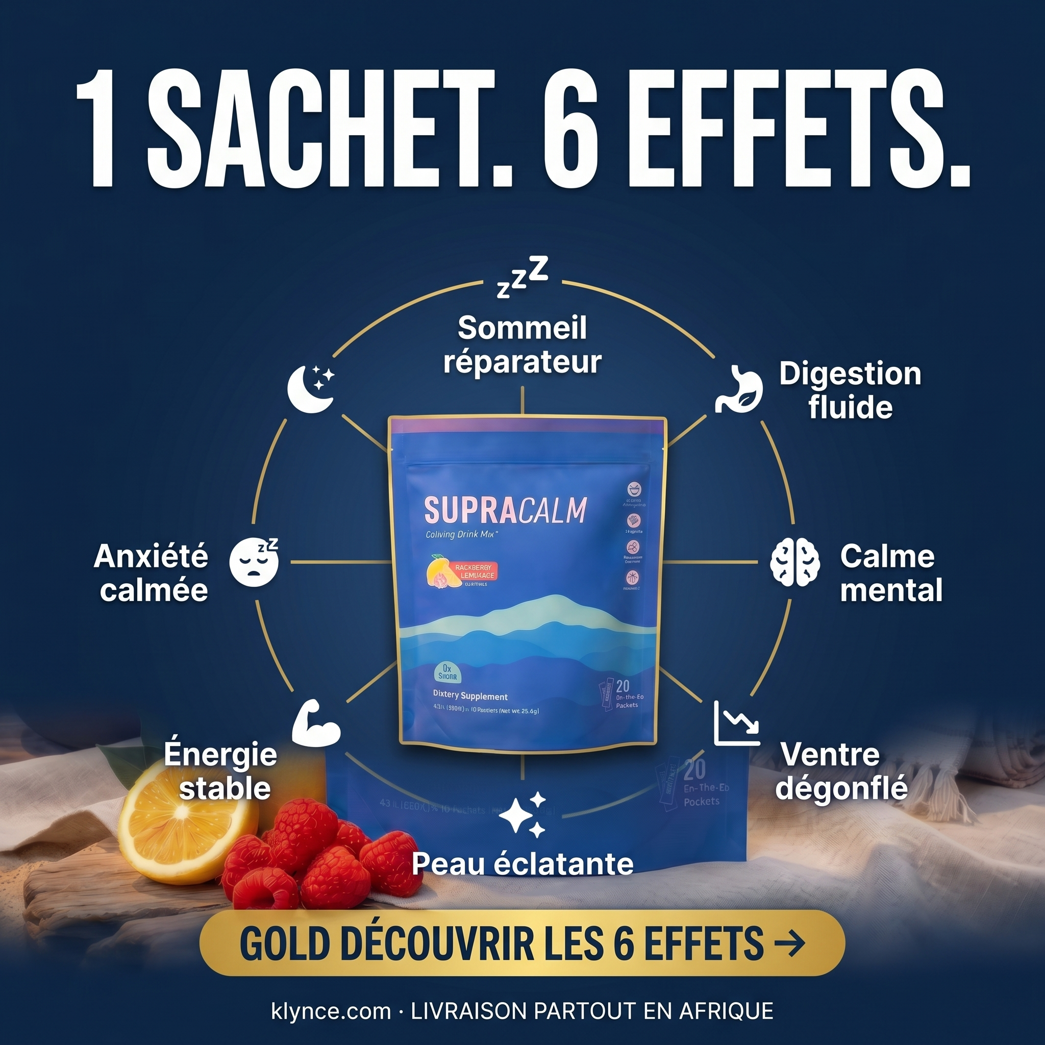 Flacon Supracalm pour équilibrer le cortisol