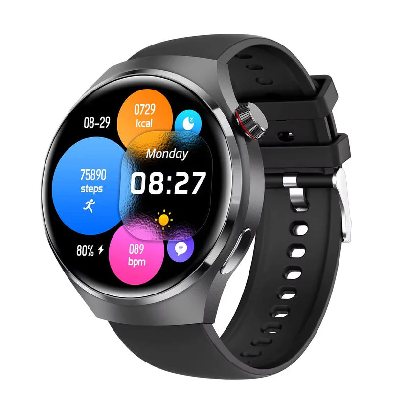 Watch5 MAX SERIE 4  – Coffret Premium (1 Montre+ 2 Bracelets et un écouteur)