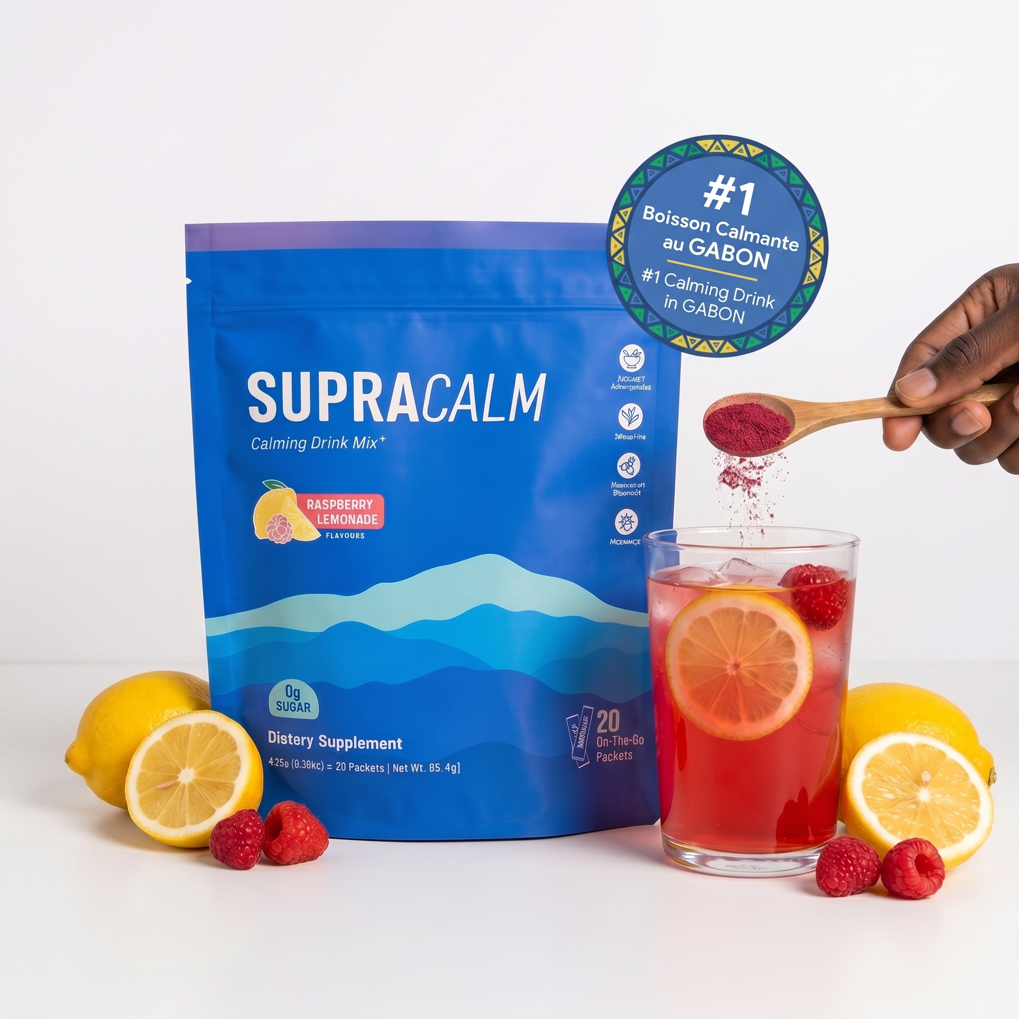 SUPRACALM™ – Dites a dieux au stress, ventre et  au visage gonflés